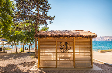 Sun&Spa Wellness in Bunculuka Camping Resort with open air massage options
