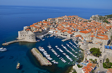 Luftaufnahme von Dubrovnik