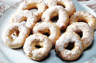 Cukerančići, traditionelle süße Kekse