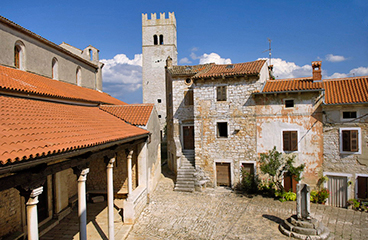 Sveti Lovreč, een oude stad in Istrië dichtbij Poreč