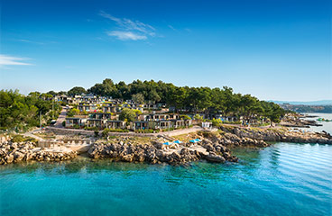 Camping ob morju v Ježevac Premium Camping Resortu na otoku Krk